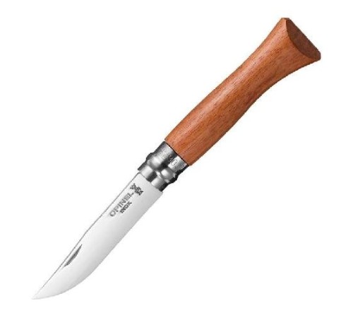 Нож Opinel №6, нержавеющая сталь, рукоять дерево бубинга, 226066