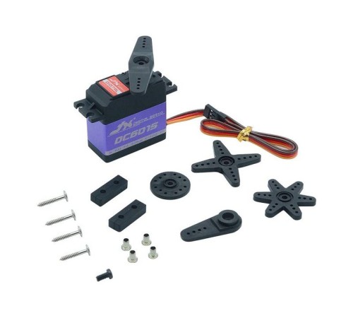 Сервомашинка цифровая JX Servo DC6015 (62г/14.32/0.1/6.6V) DC Ecoboost