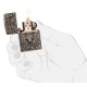 Зажигалка ZIPPO Armor® с покрытием Antique Brass, латунь/сталь, золотистая, матовая, 38x13x57 мм