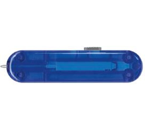 Задняя накладка для ножей VICTORINOX 58 мм, пластиковая, полупрозрачная синяя