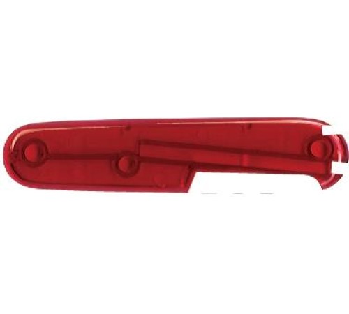 Задняя накладка для ножей VICTORINOX 91 мм, пластиковая, полупрозрачная красная