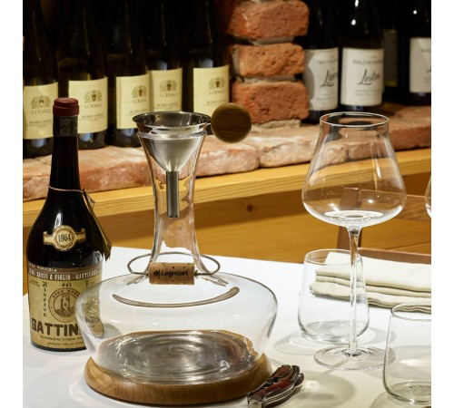 Декантер с набором аксессуаров Legnoart Decanter Set complete “CHÂTEAU Du GOÛT”