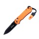 Нож Ganzo G7453P-WS оранжевый, G7453P-OR-WS