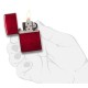 Зажигалка ZIPPO Classic с покрытием Candy Apple Red™, латунь/сталь, красная, глянцевая, 38x13x57 мм
