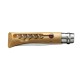 Нож Opinel №10, нержавеющая сталь, рукоять из бука, со штопором, 001410