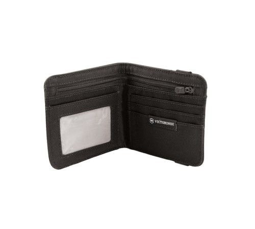 Бумажник VICTORINOX Bi-Fold Wallet, чёрный, нейлон 800D, 11x1x10 см
