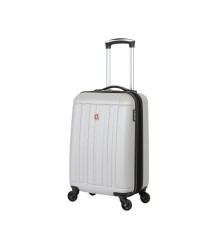 Чемодан WENGER USTER, серебристый, АБС-пластик, 34x22x55 см, 37 л