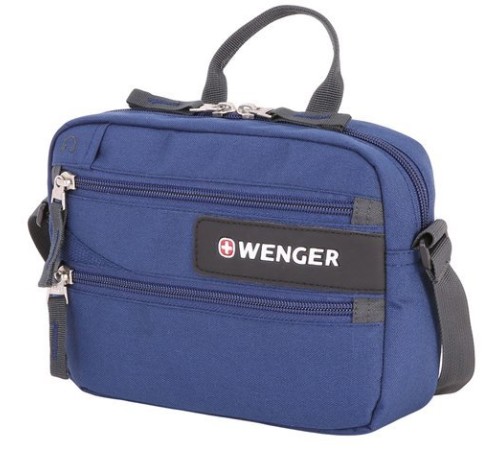 Сумка для документов WENGER, синий, 23x5x18 см