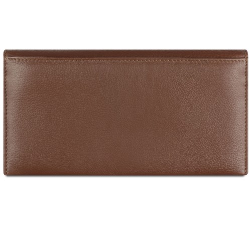 Кошелёк женский BUGATTI Lady Top, коньячный, натуральная воловья кожа, 19,5х2х10 см