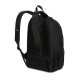 Рюкзак SWISSGEAR, чёрный/голубой, полиэстер 420D, 32х14х45 см, 20 л