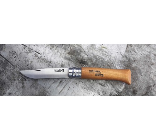 Нож Opinel №8, углеродистая сталь, рукоять из дерева бука, 113080