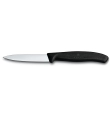 Нож для овощей VICTORINOX SwissClassic, 8 см, с заострённым кончиком, чёрный