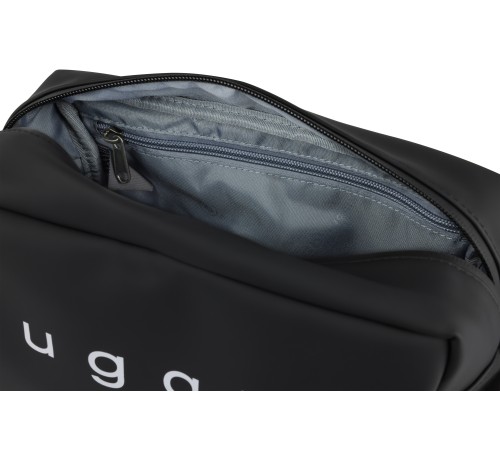 Несессер BUGATTI Rina, чёрный, переработанный полиуретан, 26х12,5х14 см, 3 л