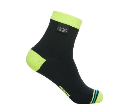 Водонепроницаемые носки DexShell Ultralite Biking Hi-vis Yellow M (39-42), DS642HM