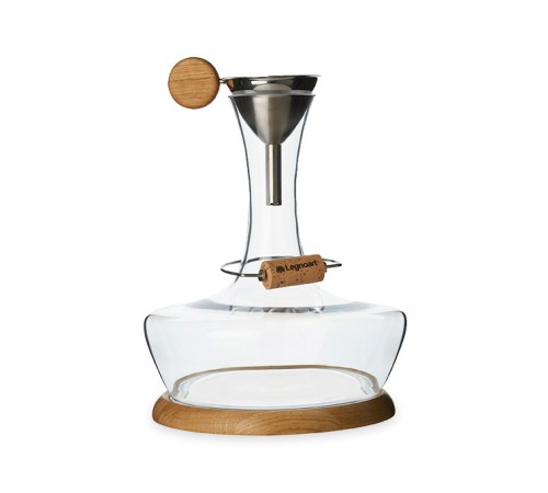 Декантер с набором аксессуаров Legnoart Decanter Set complete “CHÂTEAU Du GOÛT”