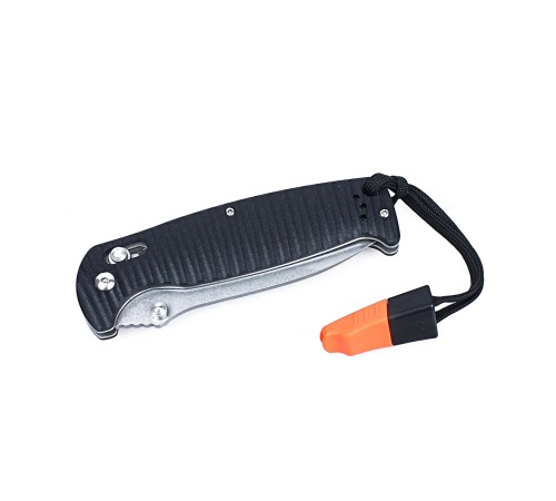 Нож Ganzo G7412P-WS черный, G7412P-BK-WS