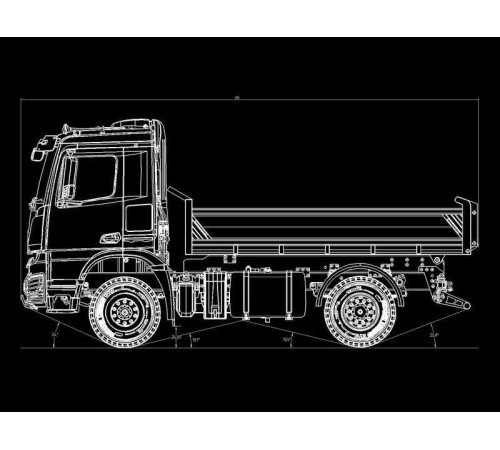 Радиоуправляемый самосвал с гидравлической системой HUI NA TOYS 2.4G 1/14 RTR