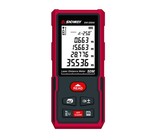 Лазерный дальномер SNDWAY SW-DS50 50м
