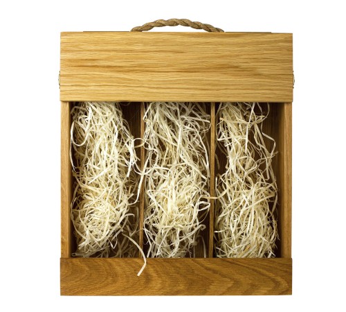 Сет Addwood из древесины дуба для трех бутылок 