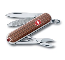 Нож-брелок VICTORINOX Classic, 58 мм, 7 функций, рукоять с дизайном 