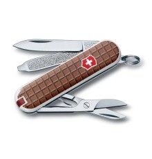 Нож-брелок VICTORINOX Classic, 58 мм, 7 функций, рукоять с дизайном 