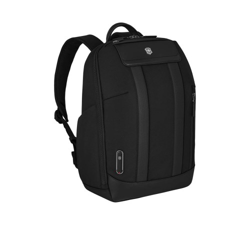 Рюкзак VICTORINOX Architecture Urban2 City Backpack 14'', черный, полиэстер/кожа, 30x19x42 см,17 л