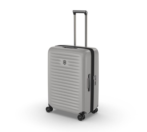 Чемодан VICTORINOX Airox Advanced, серо-белый матовый, 100% поликарбонат Makrolon, 46x29x69 см, 75 л