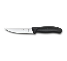 Нож разделочный VICTORINOX SwissClassic с узким прямым лезвием 12 см, чёрный