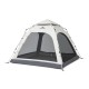Палатка Naturehike Ango Automatic CNK2550WS010 трёхместная, большая, c навесом, светло-серая с серым
