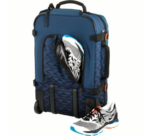 Сумка на колёсах VICTORINOX Vx Touring, синяя, ткани VX4 и VXTek, 35x20x55 см, 33 л