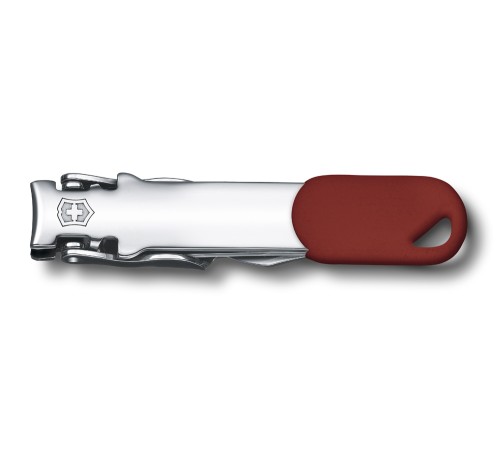Книпсер VICTORINOX с отверстием для шнурка, сталь, красный, в блистере