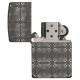 Зажигалка ZIPPO Armor® с покрытием Black Ice®, латунь/сталь, чёрная, глянцевая, 37х13x58 мм