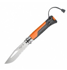 Нож Opinel №8 Outdoor, оранжевый, блистер, 002141