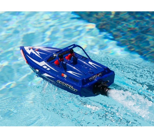Радиоуправляемый катер ProBoat Sprintjet 9-inch Self-Right Jet Boat (синий) RTR