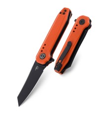Нож Bestech Syntax сталь 14C28N, рукоять G10 оранжевая