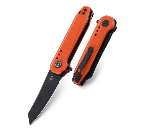 Нож Bestech Syntax сталь 14C28N, рукоять G10 оранжевая