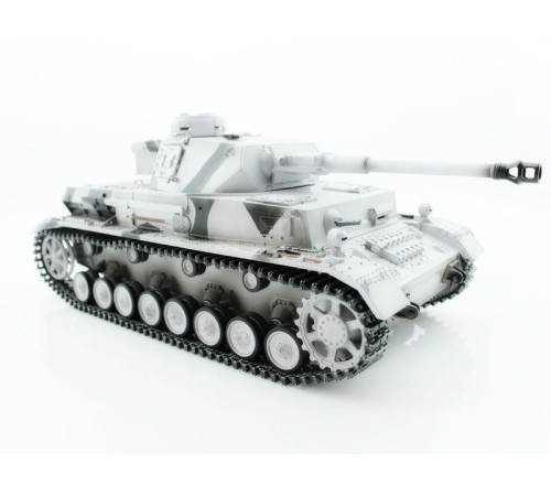 Р/У танк Taigen 1/16 Panzerkampfwagen IV Ausf.F2.Sd.Kfz (Германия) 2.4G RTR, зимний камуфляж