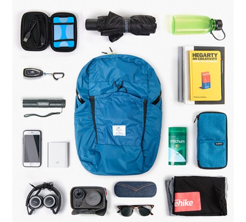 Рюкзак компактный Naturehike 22L NH17A017-B Ultra-Light синий
