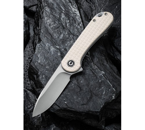 Складной нож CIVIVI Elementum D2 Steel Satin Finished Handle G10 Ivory