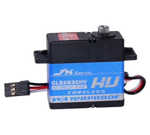 Сервомашинка цифровая JX Servo CLS5830HV (58г/30.3/0.09/8.4V) влагозащищенная