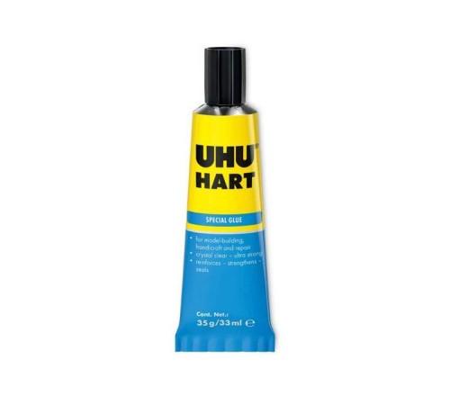 КЛЕЙ УНИВЕРСАЛЬНЫЙ ДЛЯ ПЛАСТИКОВ UHU HART 35МЛ