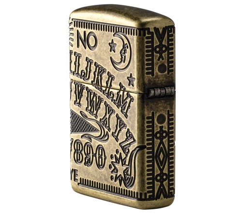 Зажигалка ZIPPO Armor™ с покрытием Antique Brass, латунь/сталь, медная, матовая, 38x13x57 мм
