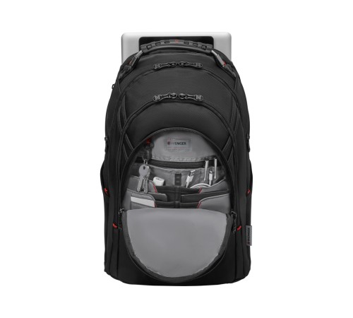 Рюкзак WENGER Ibex Ballistic 17”, чёрный, полиэстер, 37x27x48 см, 27 л