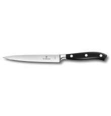 Нож разделочный VICTORINOX Grand Maître, кованый, 15 см, чёрный