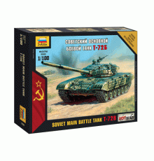 Сборная модель ZVEZDA Советский основной боевой танк Т-72Б, 1/100