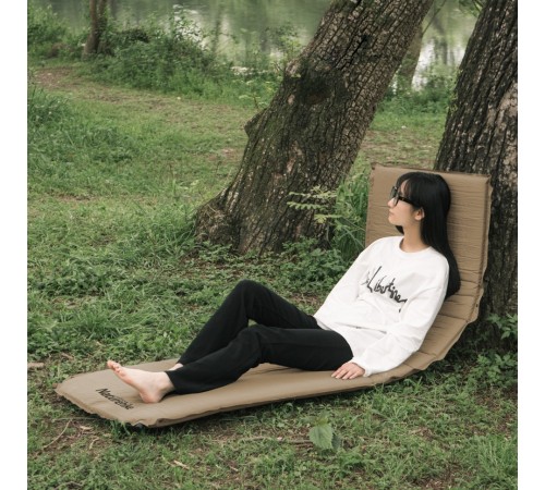 Коврик самонадувной туристический Naturehike D03 Beige, 6927595793206
