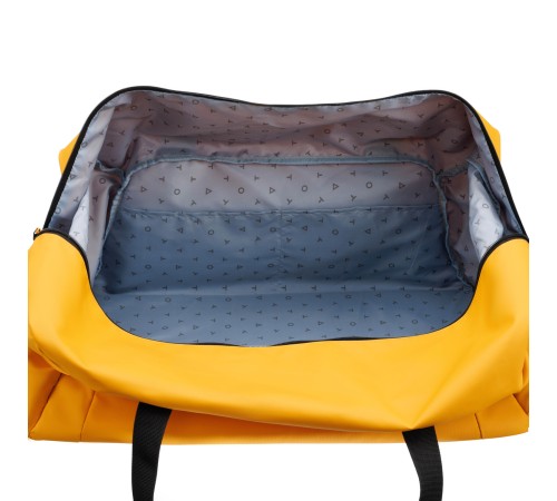 Сумка дорожная TORBER Mobi, желтая, полиэстер 900D с PU покрытием, 65 х 37 х 34 см