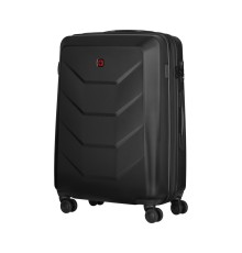 Чемодан WENGER Prymo, чёрный, средний, 45х65х26 см, 59 л, ABS+PC