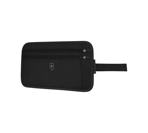 Сумка на пояс VICTORINOX Travel Essentials Security Belt Bag, черная, полиэстер, 28х1х14 см