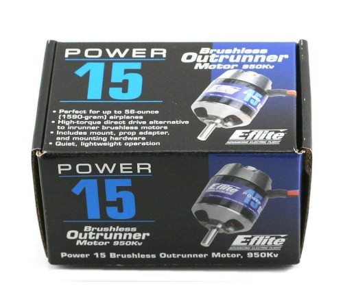 Бесколлекторный электродвигатель Power 15 BL Outrunner Motor 950Kv